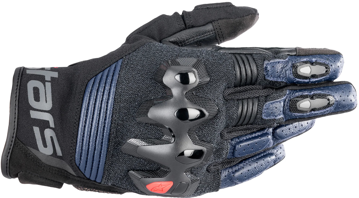 Men's summer gloves ALPINESTARS Halo Dark Blue-Black