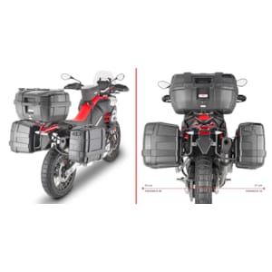 Motorcycle-specific mounts GIVI PLO_MK - Side case holders PLO6710MK