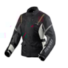 REV'IT! Horizon 3 H2O Lady Jacket Zwart - Rood