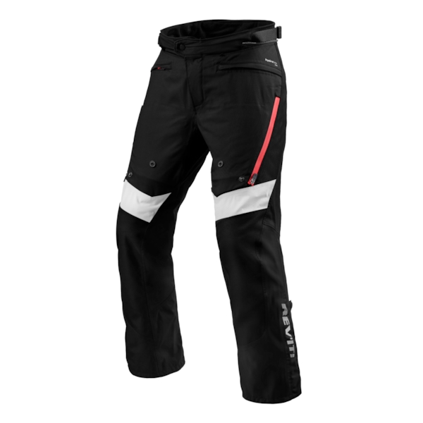 REV'IT! Horizon 3 H2O Pants Noir - Rouge
