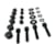 Pièces supports de coffre GIVI Kit visserie pour montage BF04