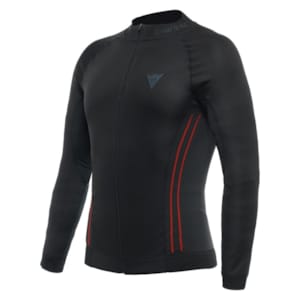Thermoshirt DAINESE No Wind Thermo LS Zwart-Rood