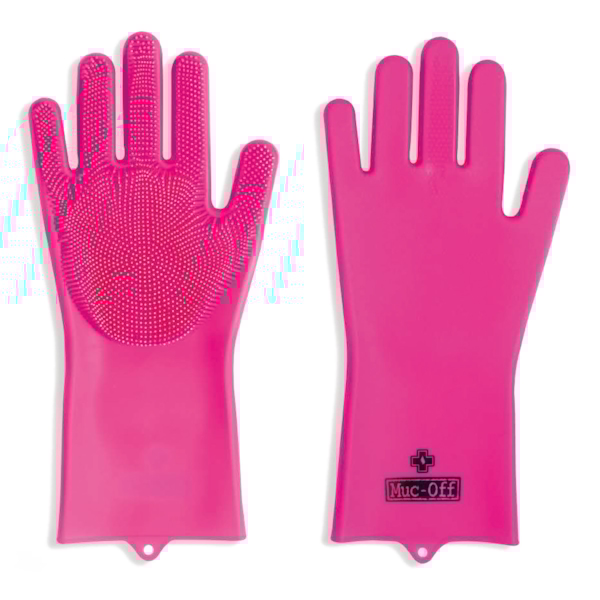 MUC-OFF Scrubber gloves Pink