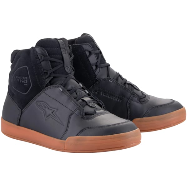 ALPINESTARS Chrome Waterproof Shoes Zwart-Zwart-Gom