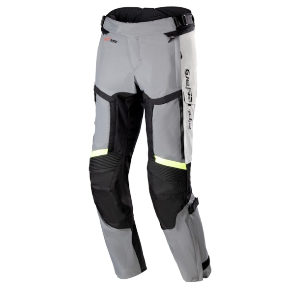 ALPINESTARS Bogotá Pro Drystar 4 Seasons Pants Ice Grijs-Donker Grijs-Geel Fluo