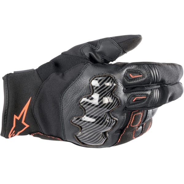 ALPINESTARS SMX-1 Drystar Gloves Black-Red Fluo