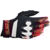 ALPINESTARS Halo Gloves Noir-Blanc-Rouge Vif