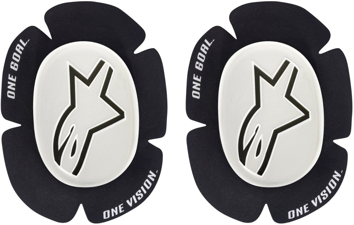 Sliders de genou ALPINESTARS GP Sport Evo Blanc-Noir