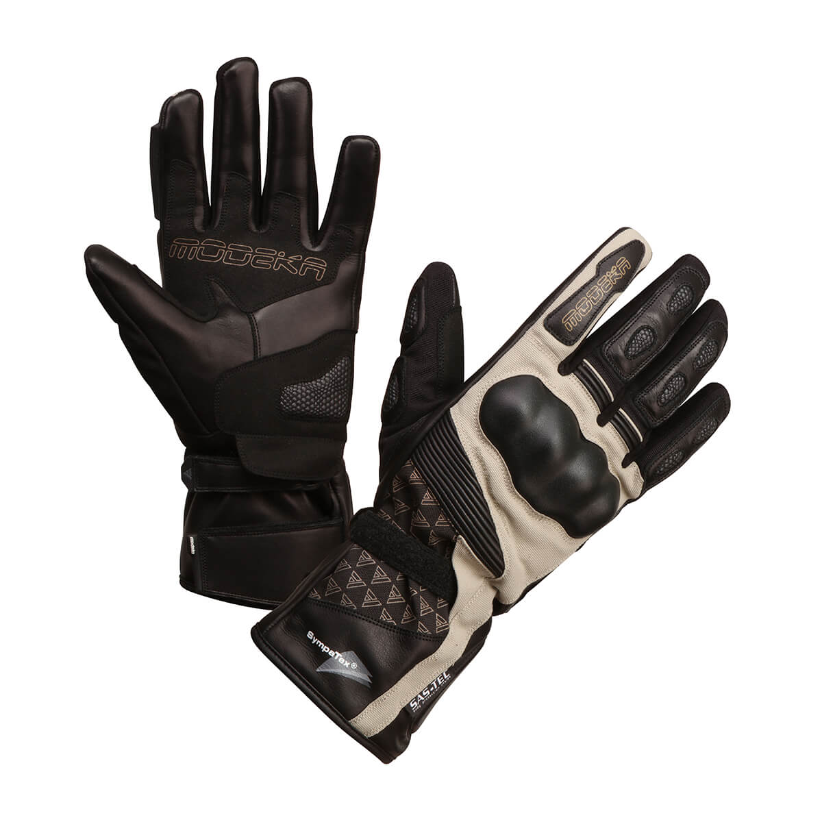 Men's mid-season gloves MODEKA Panamericana CE Black-Sand