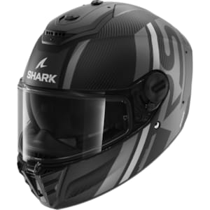 Full-face helmet SHARK Spartan RS Carbon Shawn Matt Carbon-Silver-Anthracite DSA