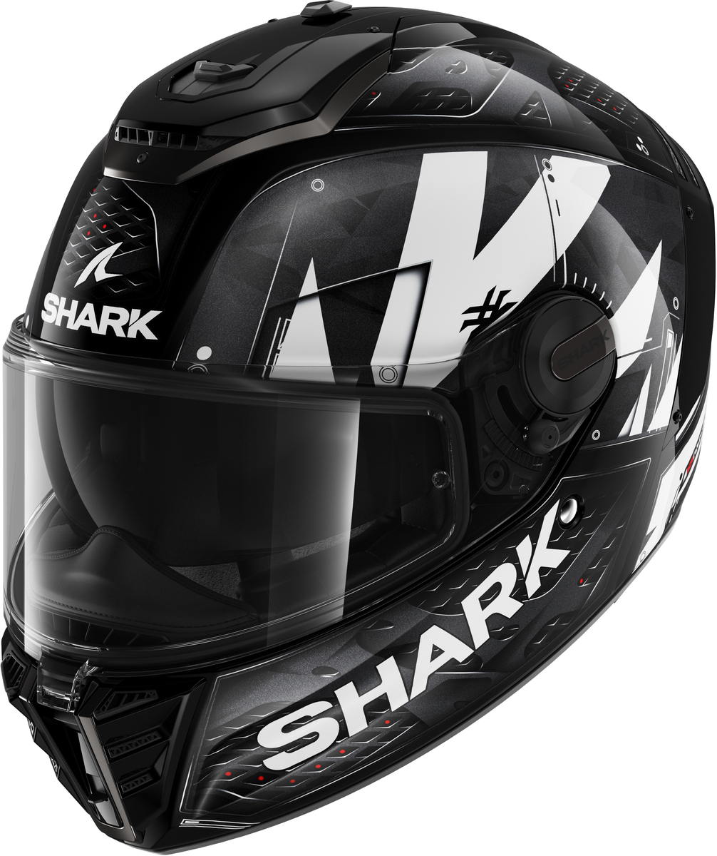 Shark spartan white shark hot sale helmet