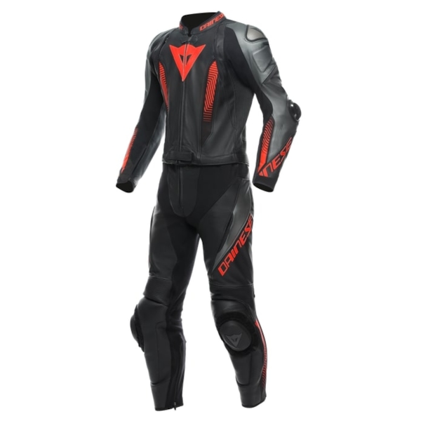 DAINESE Laguna Seca 5 Zwart-Antraciet-Fluo Rood