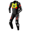 REV'IT! Argon 2 1-piece suit Noir - Jaune fluo