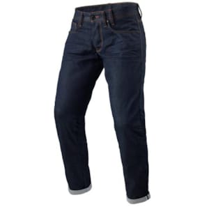 Motorjeans heren REV'IT! Lewis Selvedge TF Donkerblauw lengte 32