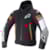 Blouson et hoodie ventilé hommes ALPINESTARS Zaca Air Jacket Noir-Blanc-Rouge Fluo