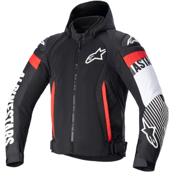 ALPINESTARS Zaca Air Jacket Black-White-Red Fluo