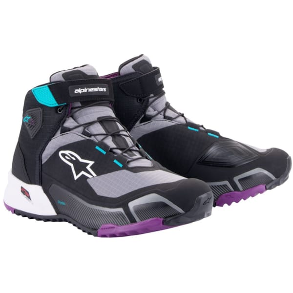 ALPINESTARS CR-X Women's Drystar Shoes Zwart-Grijs-Plum-Teal