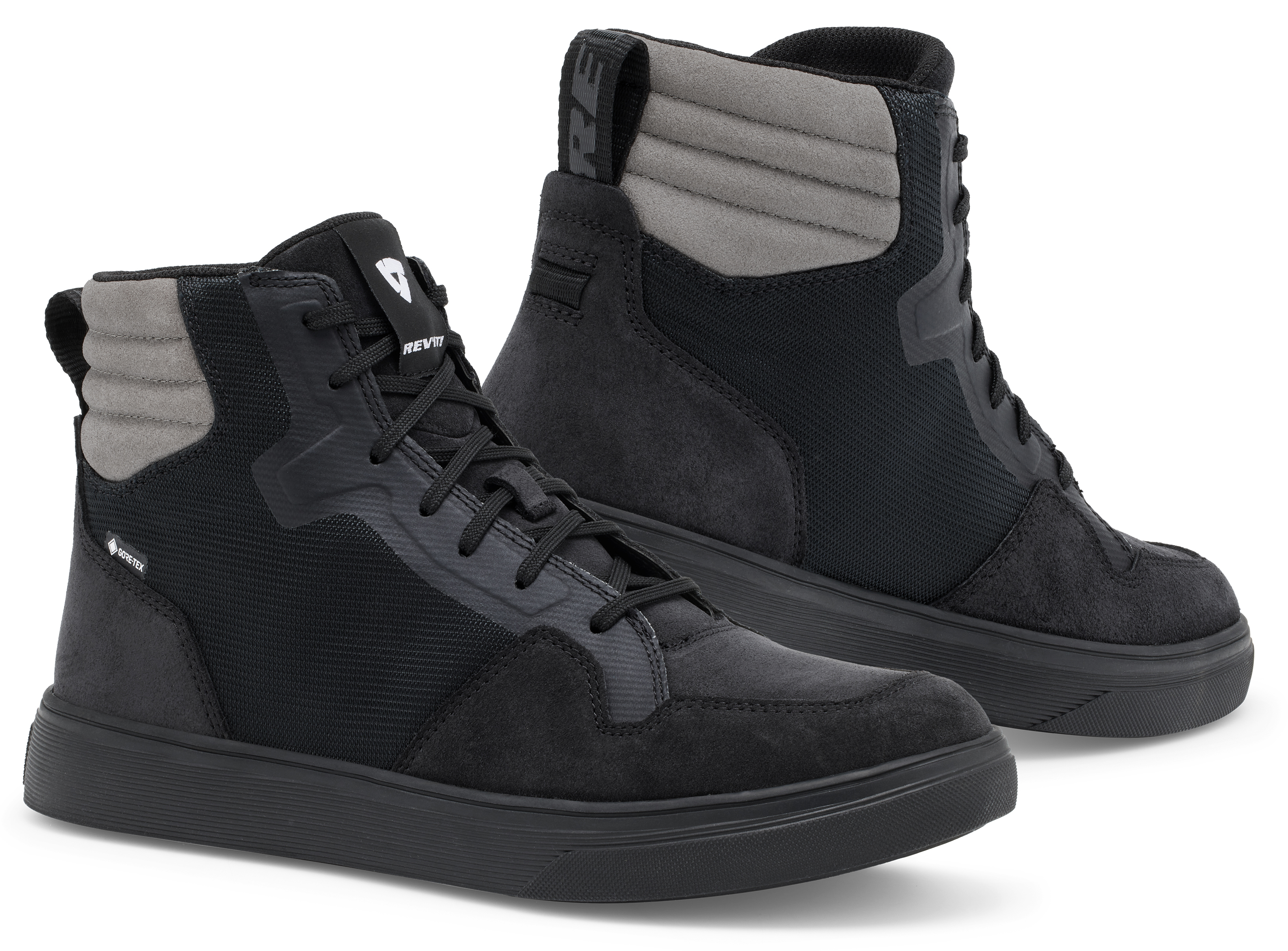 Gore-Tex® motorlaarzen en -schoenen heren REV'IT! Krait GTX Zwart - Grijs