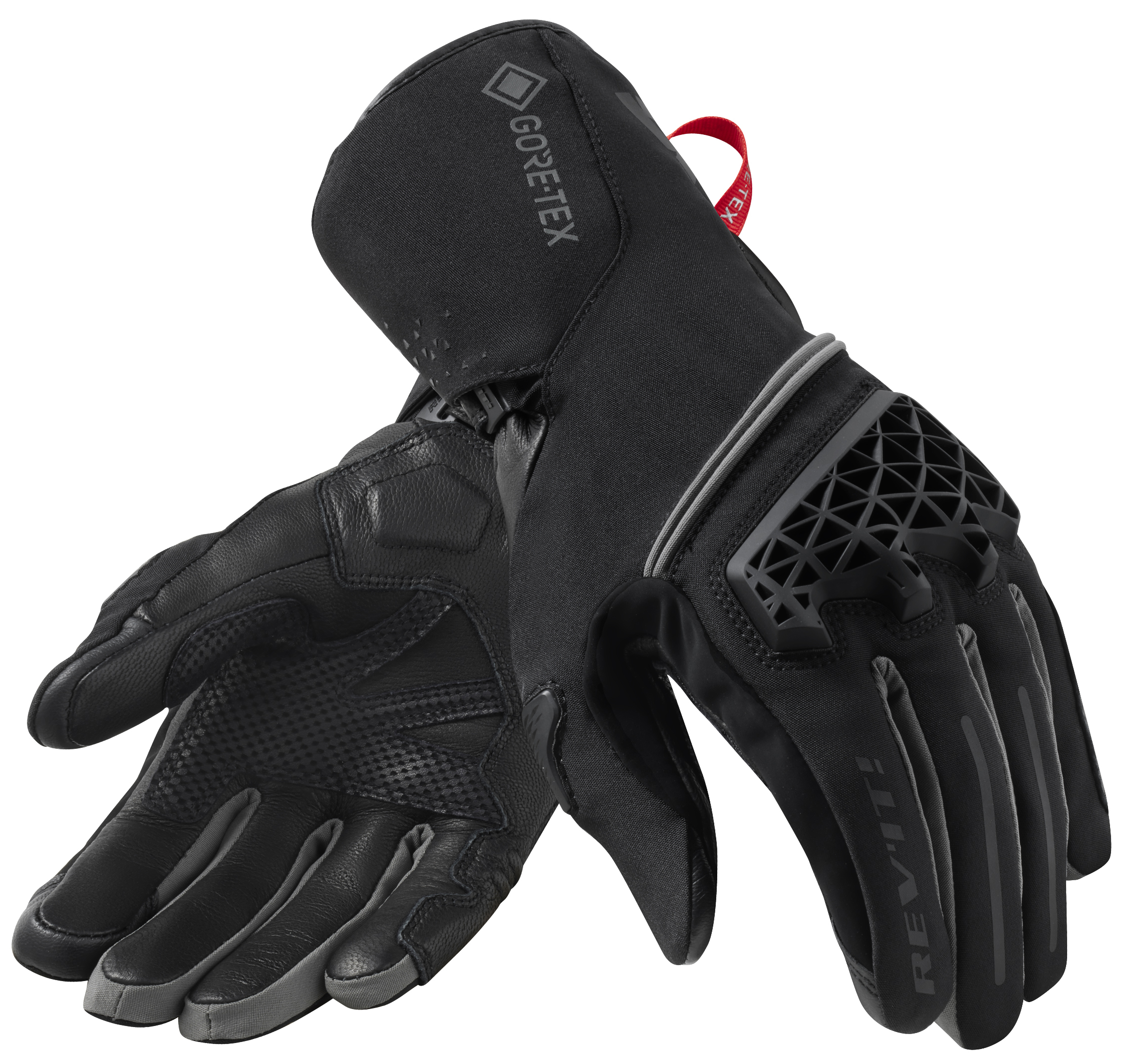 Gore-Tex® handschoenen heren REV'IT! Contrast GTX Zwart - Grijs