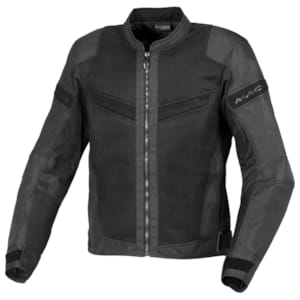 Men's summer motorcycle jacket and hoodie MACNA Velotura Black