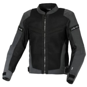 Doorwaai motorjas en hoodie heren MACNA Velotura Night Eye Zwart