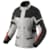 Women's textile motorcycle jacket REV'IT! Outback 4 H2O Lady Silver - Black