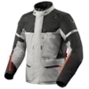 REV'IT! Outback 4 H2O jacket Zilver - Zwart