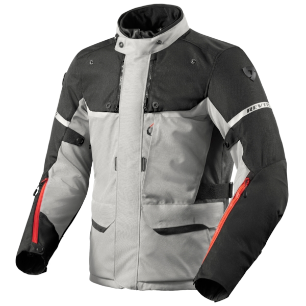 REV'IT! Outback 4 H2O jacket Zilver - Zwart