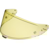 SHOEI Visière Tear-Off CWR-F2R Jaune Haute Définition (préparée Pinlock)