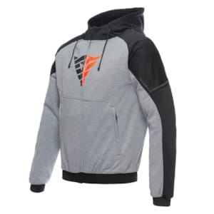 Motorhoodie, hemden, niet WP tex jassen heren DAINESE Daemon-X Safety Grijs-Zwart-Fluo Rood