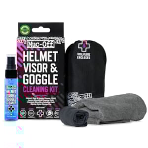 Nettoyant extérieur MUC-OFF Kit de nettoyage pour casque, visière et lunette V2