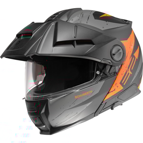SCHUBERTH E2 Explorer Mat zwart - Oranje