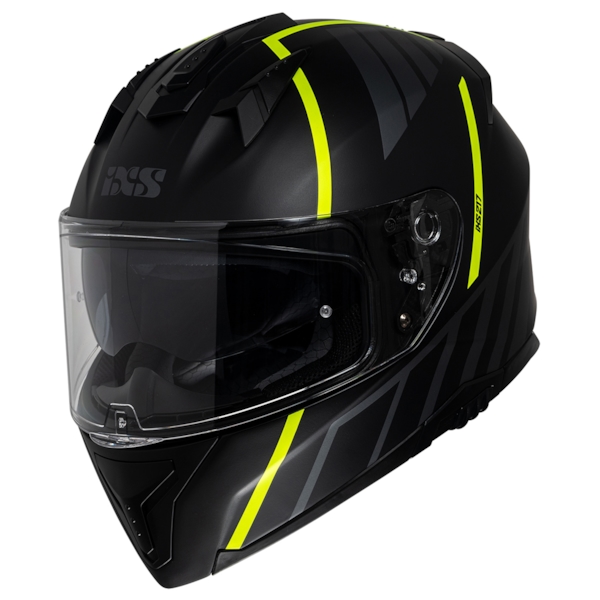 IXS217 2.0 Matt Black - Fluorescent yellow