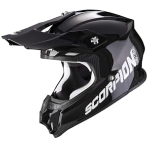Crosshelm SCORPION VX-16 Evo Air Solid Zwart-Wit