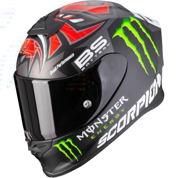 SCORPION EXO-R1 Air Fabio Monster Replica Mat Zwart-Rood