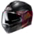 Casque modulable HJC I100 Beis Mat Noir - Rouge