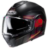 HJC I100 Beis Matt Black - Red