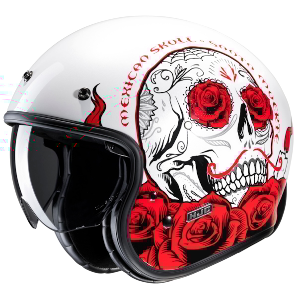 HJC V31 Desto Wit - Rood