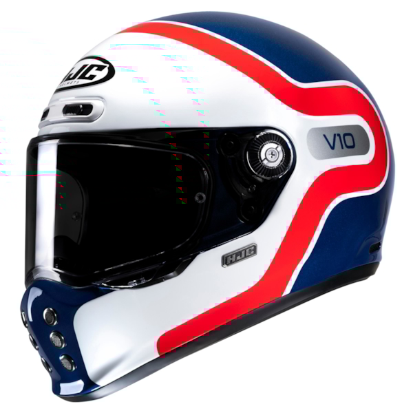 HJC V10 Grape Wit - Rood