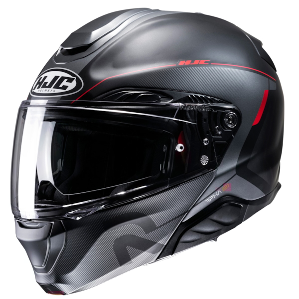 HJC RPHA-91 Combust Matt Black - Red