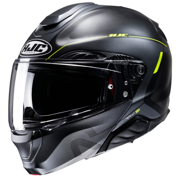 HJC RPHA-91 Combust Matt Black - Yellow
