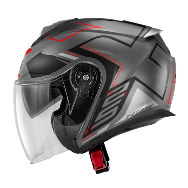 GIVI X.25 Trace Mat Titanium-Zwart-Rood