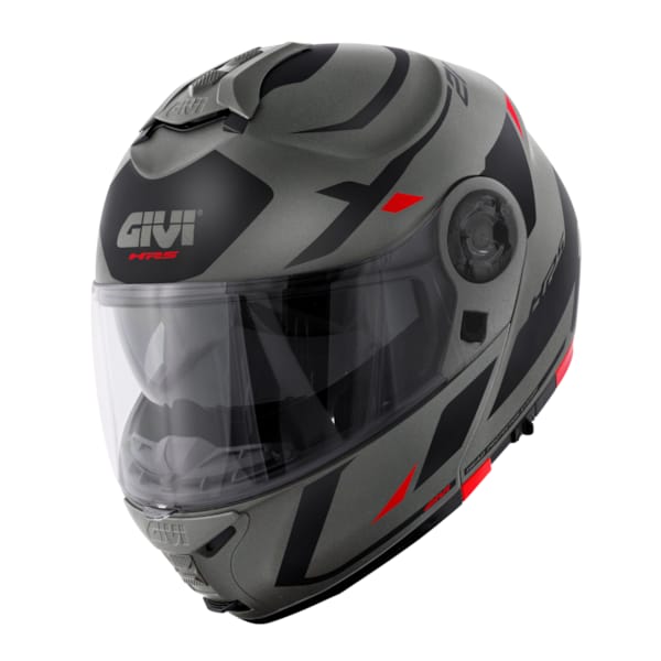 GIVI X.21 EVO F Number Matt Titanium-Black-Red