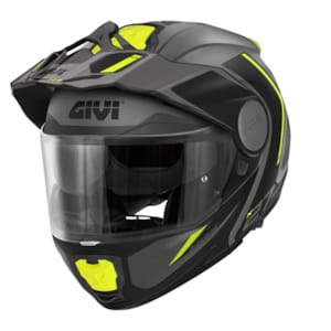 Casque modulable GIVI X.27 Tourer Graphic Mat Titanium-Jaune