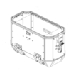 GIVI ALASKA Base Alu. Noir coté gauche ZALA36BLFM