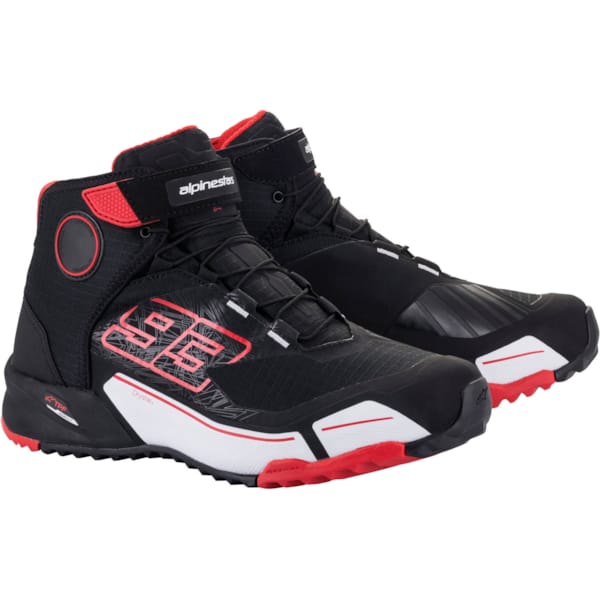 ALPINESTARS CR-X Drystar Shoes MM93 Noir-Rouge-Blanc