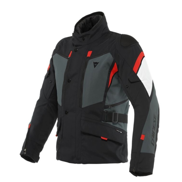 DAINESE Carve Master 3 Gore-Tex Jacket Zwart-Ebony-Lava Rood
