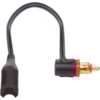 OPTIMATE O-19 SAE to DIN 90° adapter 15cm/5A max.