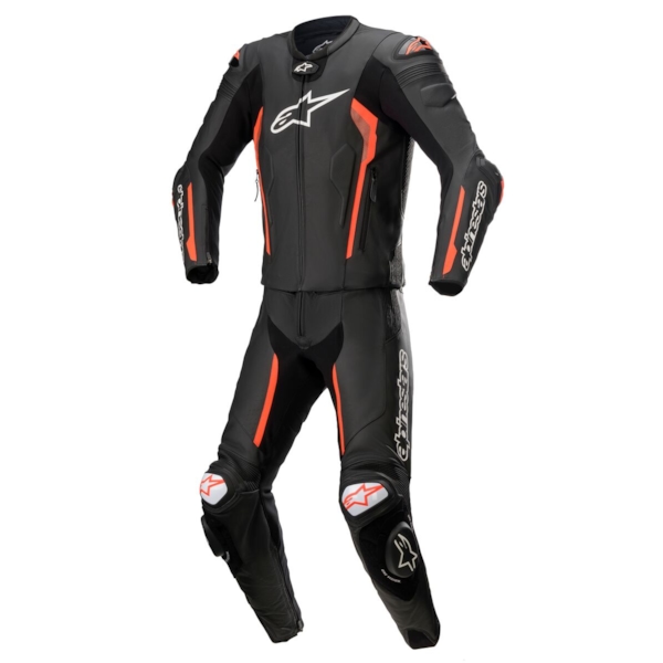 ALPINESTARS Missile V2 2PC Suit Noir-Rouge Fluo
