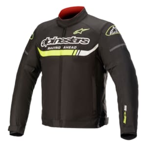 Men's textile motorcycle jacket ALPINESTARS T-SPS Ignition Waterproof Black-Yellow Fluo